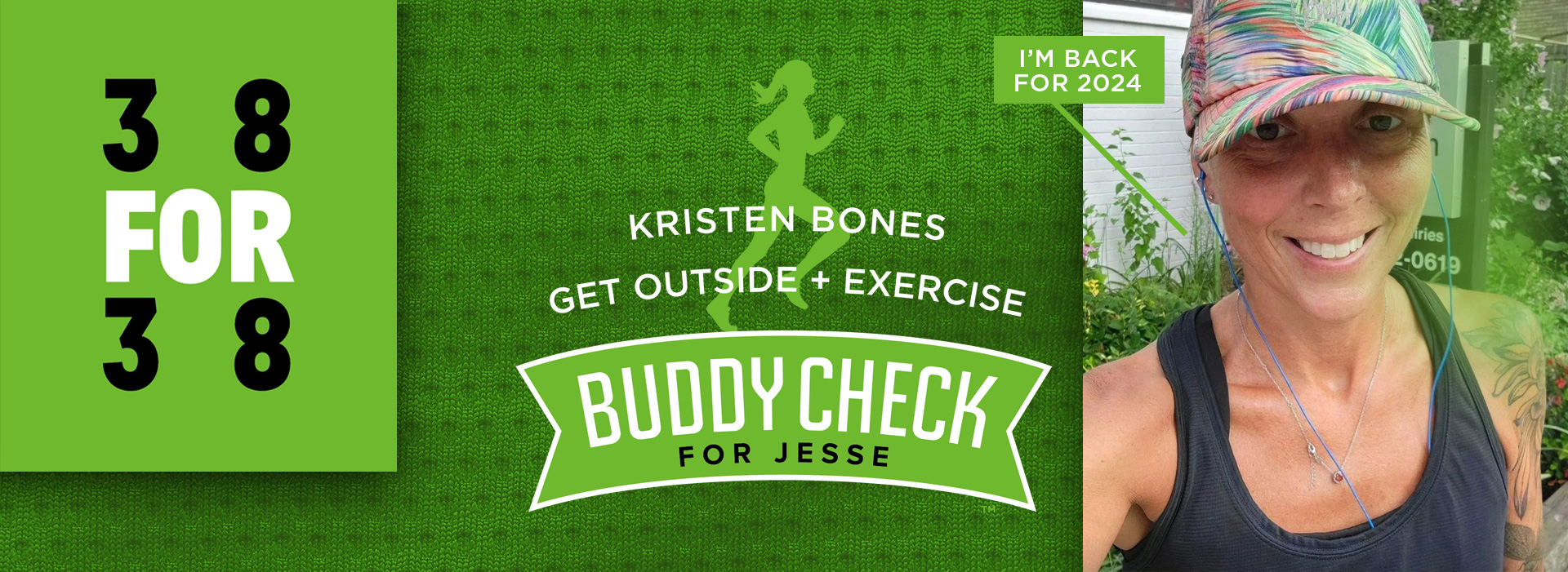 38 for 38: Kristen Bones Get Outside + Exercise 2024